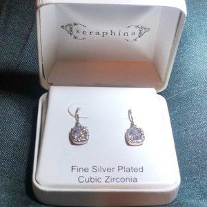 Seraphina Silver-Plated Cubic Zirconia Earrings